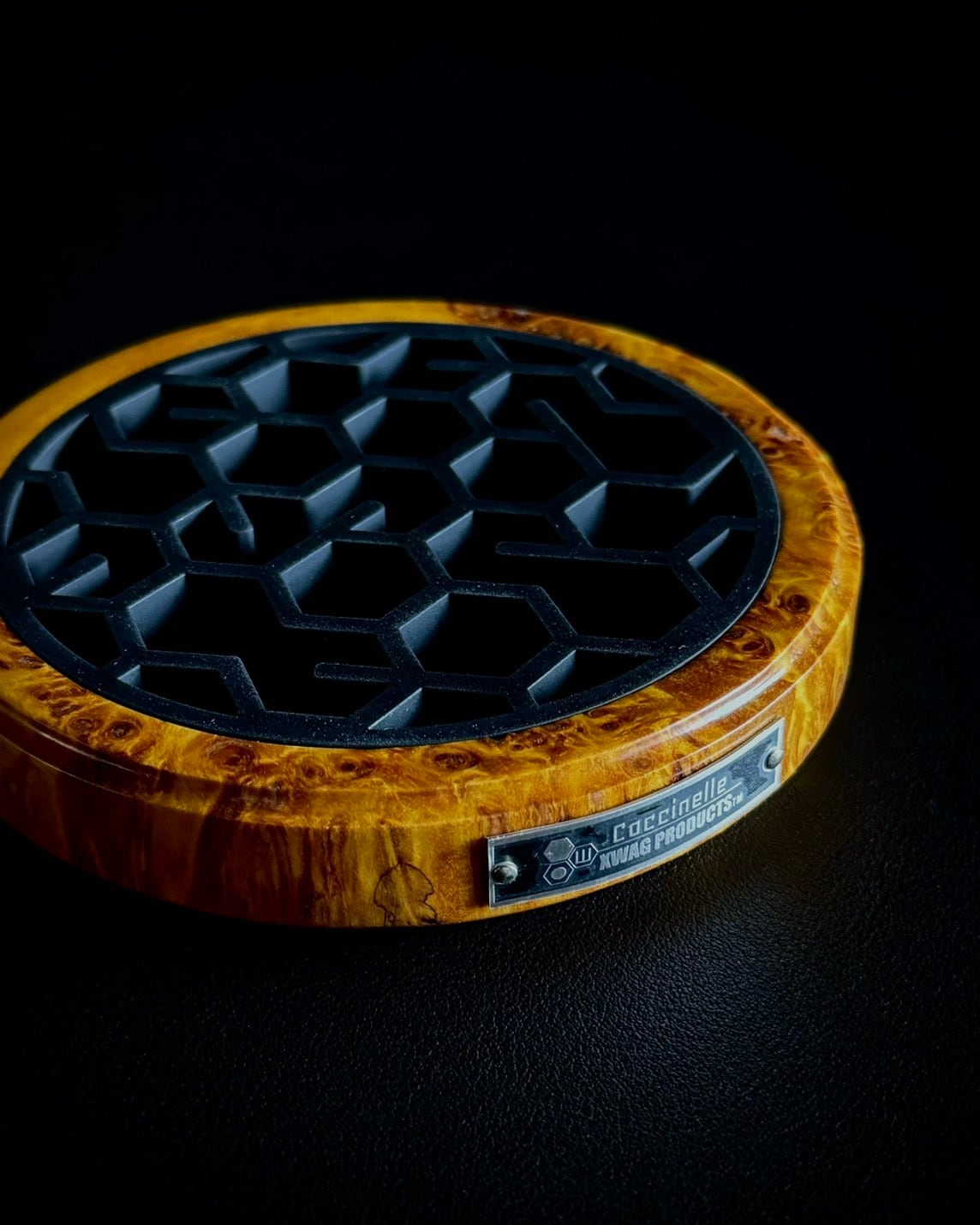 XWAG PRODUCTS X-TAGE ROUNDM コースター ゼブラウッド XWAG PRODUCTS