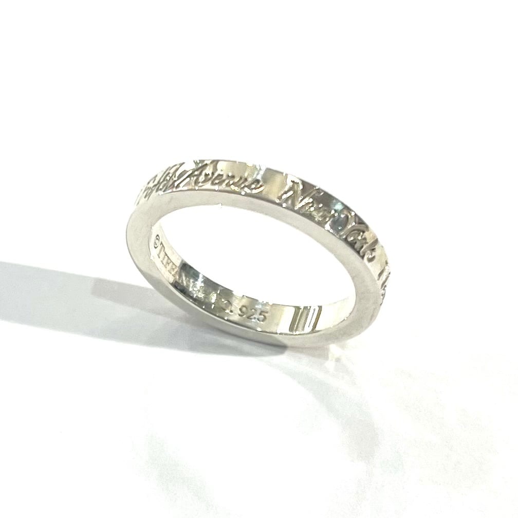 TIFFANY＆CO】【9号】 2508 ティファニーaddressナローリング 指輪