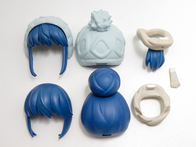 再入荷（Ａ−ランク）【981DX】 志摩リン DX Ver. 髪パーツ お団子とニット帽　ねんどろいど