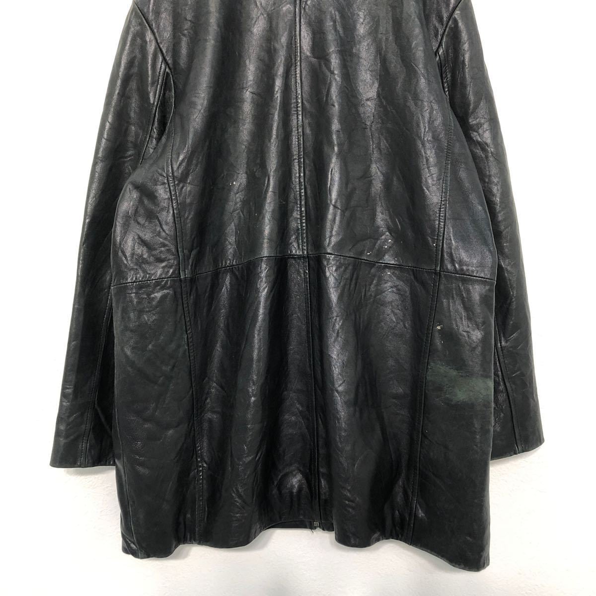 COLEBROOK レザー ジャケット XL ブラック コールブロック ジップ 