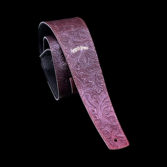 姫路レザー Engrave Slim Wide Hand Dye