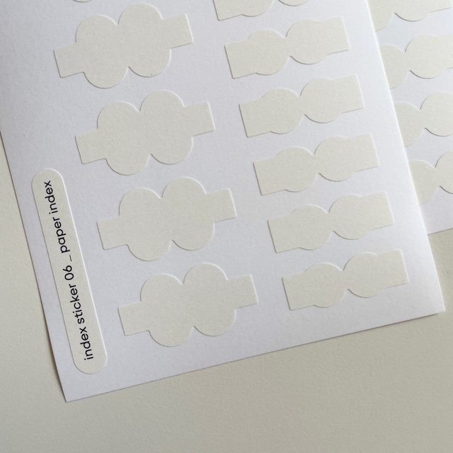 papeterie.atelier 〔index sticker 06〕