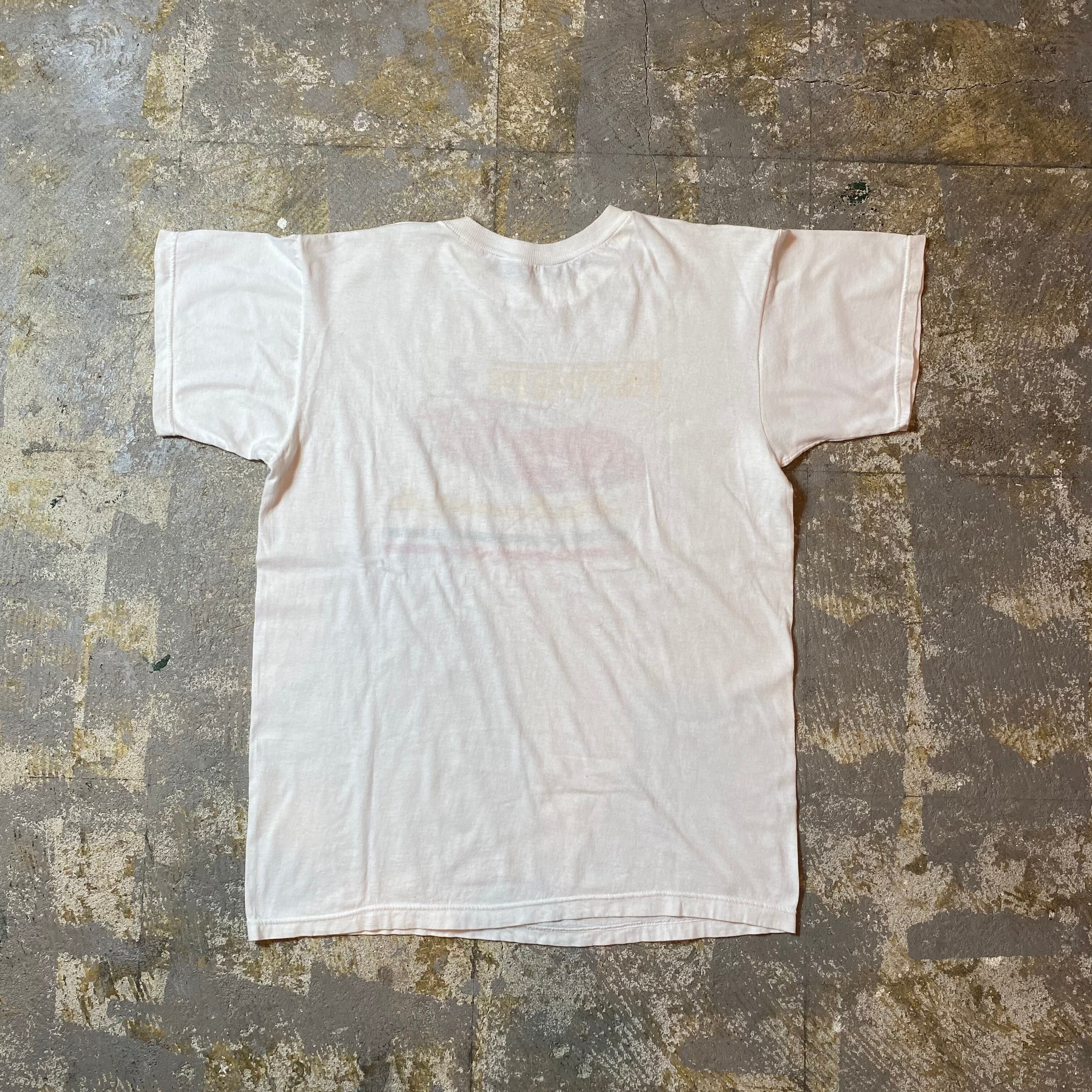 80s フェラーリ 企業tシャツ ホワイト L相当 染み込みプリント | 東京 