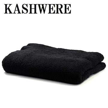 KASHWERE BLANKET QUEEN SOLID BLCH-SLD01-100-7090 WHITE カシウエア 