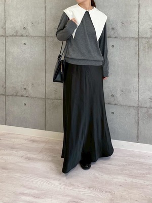 ロージー  Rosiee 付衿クラシックKnit