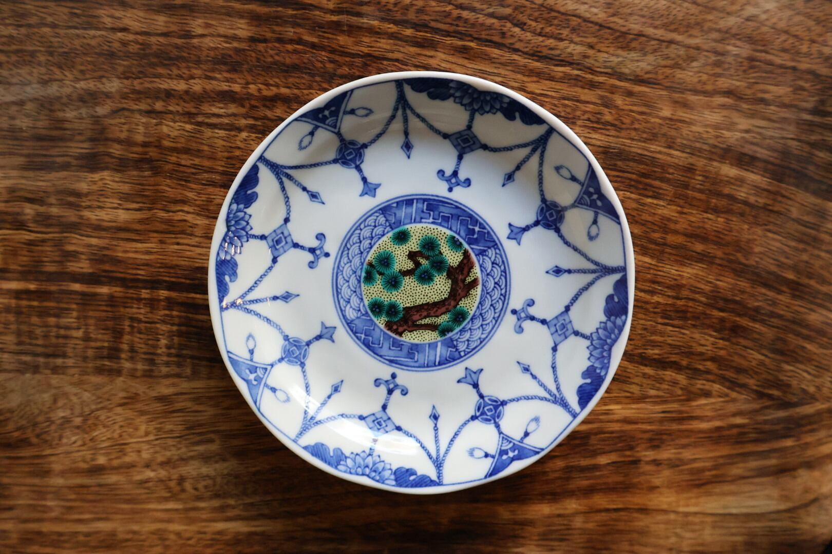 九谷焼 4.5号皿揃 吉田屋絵変り | うつわ通販 土岐陶器店 / ONLINE SHOP