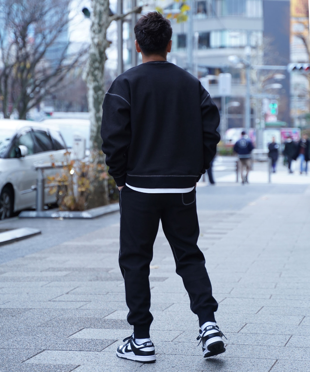 【#Re:room】HEAVY WAFFLE JOG PANTS［REP237］