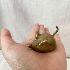 真鍮のネズミさん