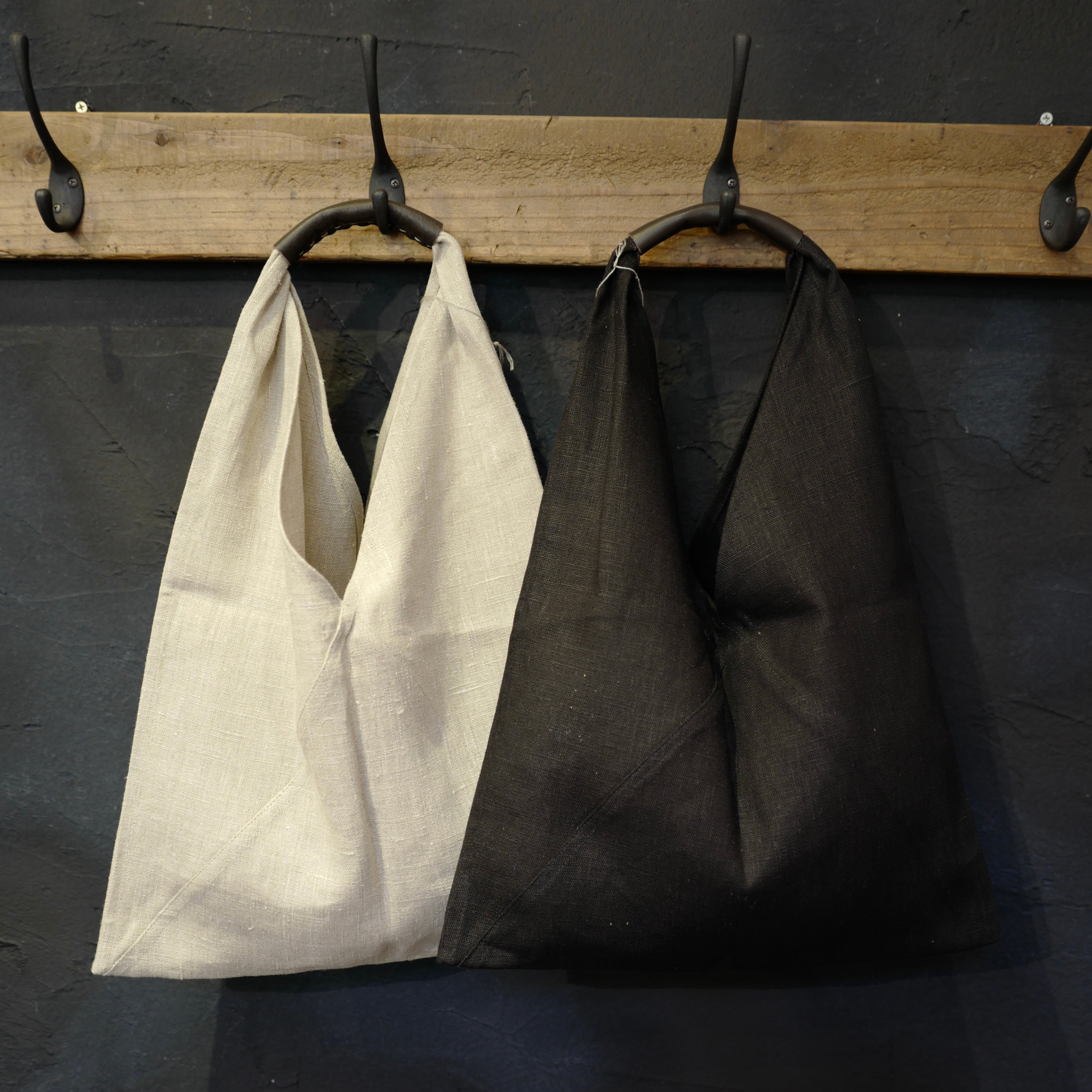 fog linen work|マタノバッグ(厚地リネン/レザー)2colors