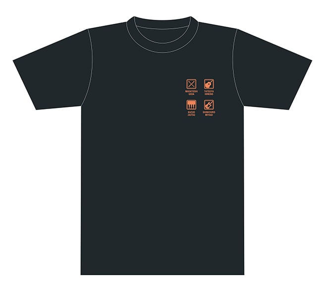 【通信販売限定】アンコールツアースケジュール入り半袖Tシャツ(スモークブラック)とアンコールマフラータオルのセット - 画像2