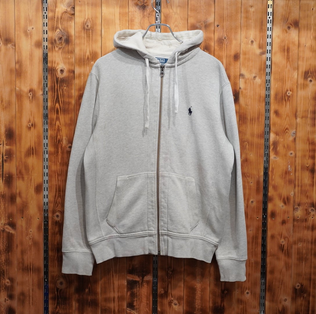 ralphlauren ジップパーカー グレー M/ラルフローレン
