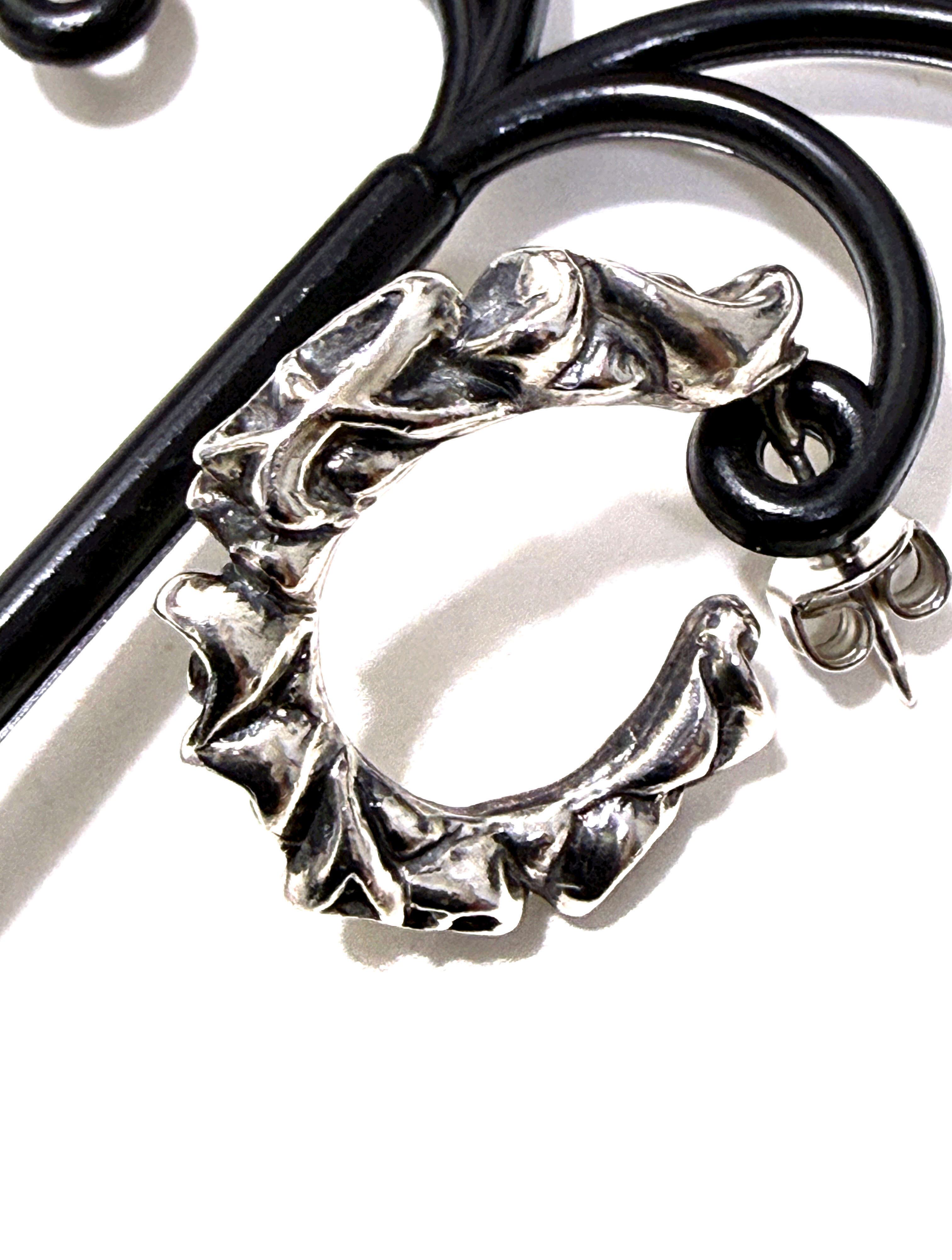 A&G エーアンドジー Hoop Scrool Pierce フープ スクロール ピアス