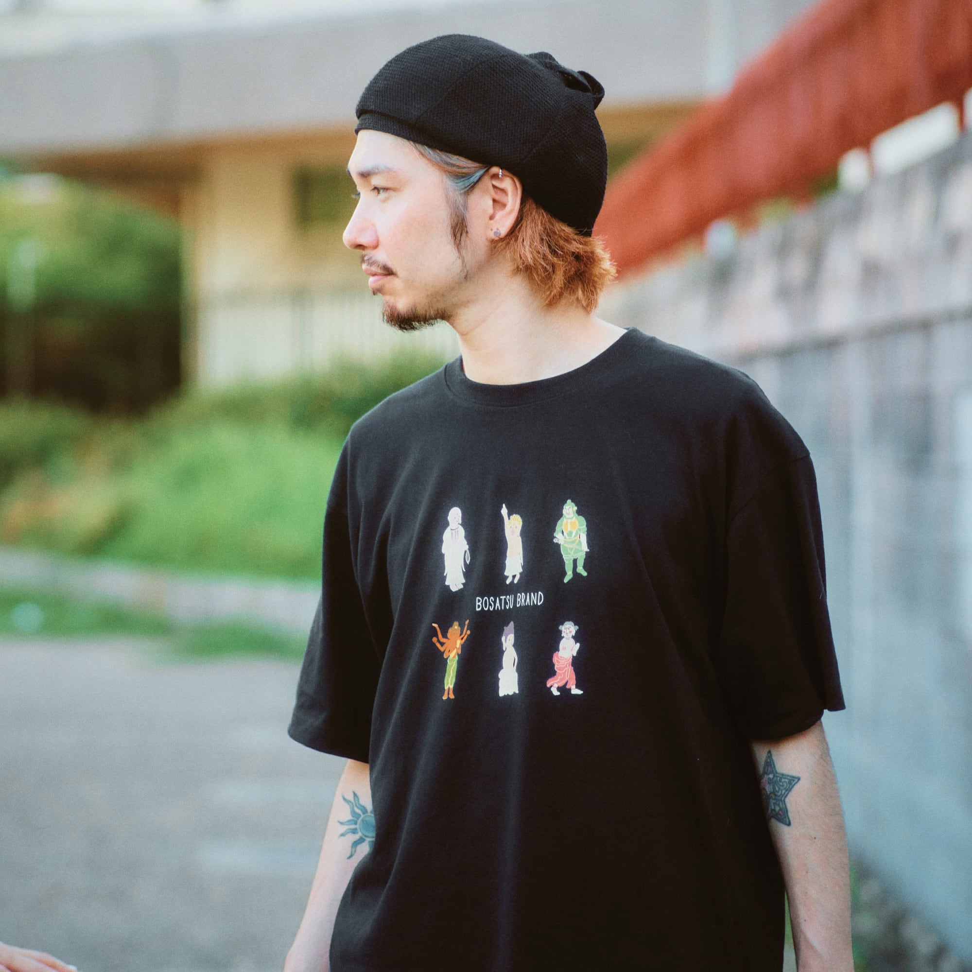 仏像といっしょに 2 ( 4周年記念 ) Tシャツ (プリント) ホワイト 6.2oz