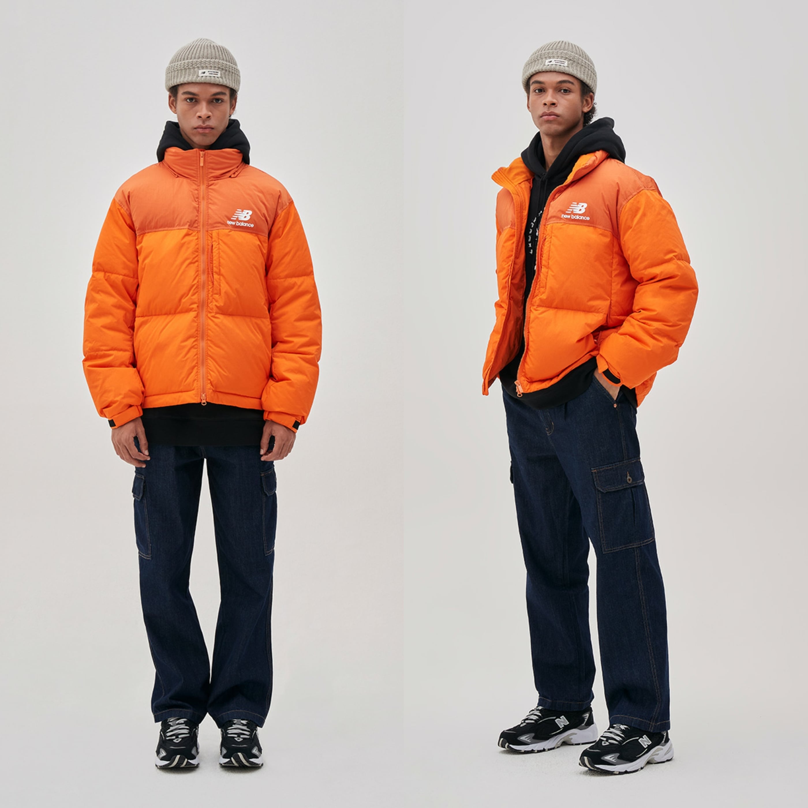 New Balance UNI Active Short Nylon Goose Down Jacket WM1828 ニューバランス ダウンジャケット 韓国