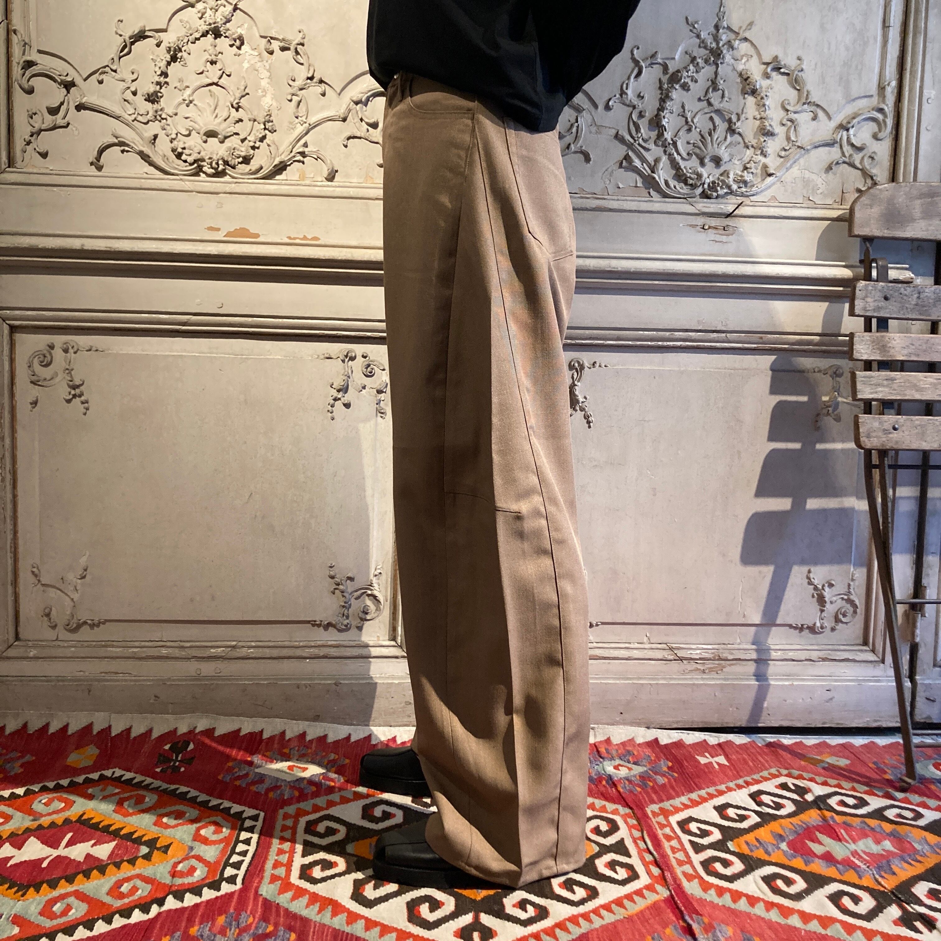 HYKE【ハイク】 OXFORD BARREL-LEG JEANS (13387) | glamour online