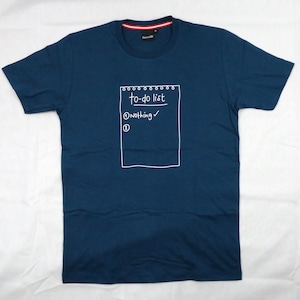 今日の予定は何もない！「to-do list」Tシャツ