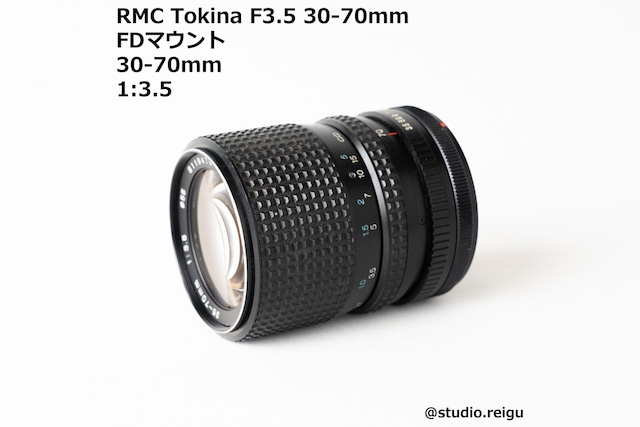 RMC Tokina F3.5 30-70mm FDマウント【2007C54】