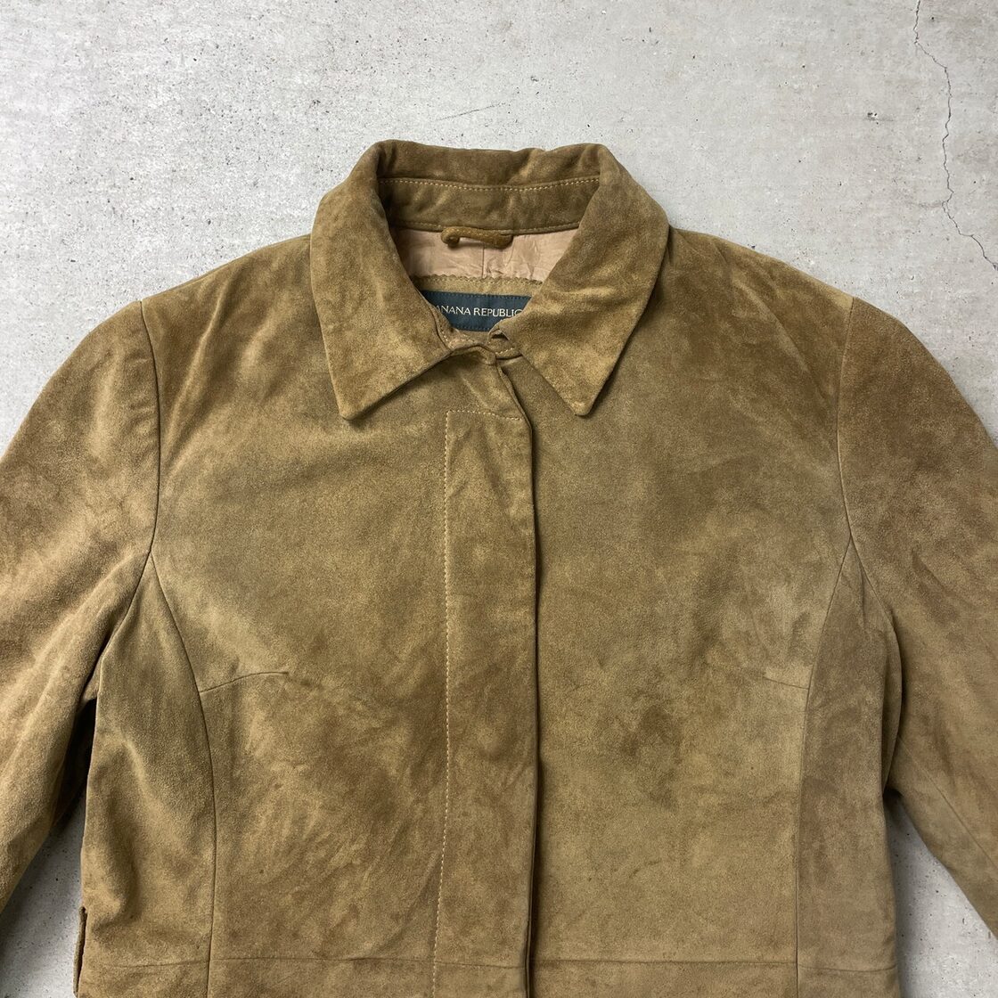 00年代 BANANA REPUBLIC バナナリパブリック スエードレザージャケット  