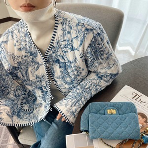 toile de jouy quilted jacket(2color)＜j3388＞