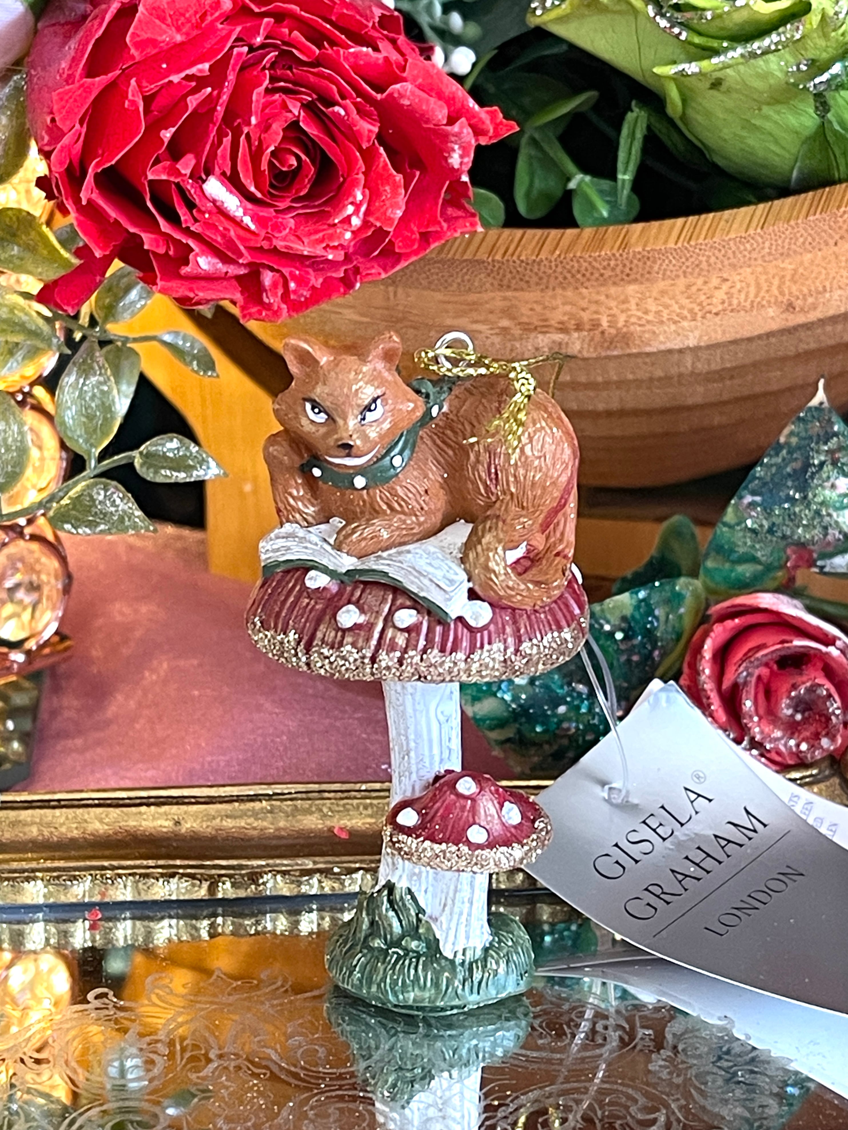 ◆2025新作◆アリス◆オーナメント◆チェシャ猫◆不思議の国のアリス『GISELA GRAHAM』LONDON◆◆英国