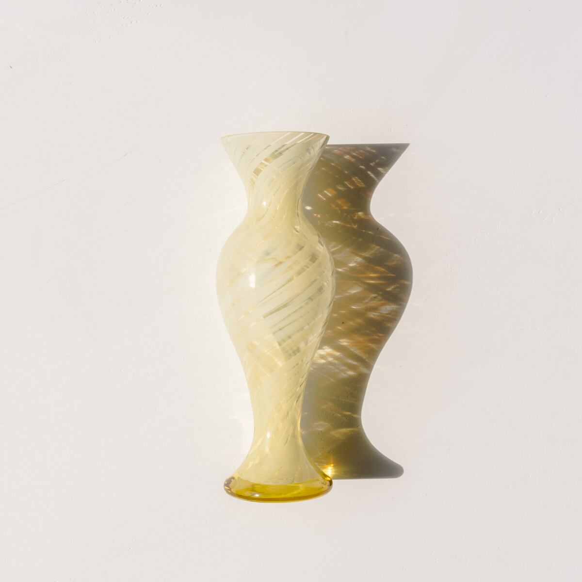 Lemon Cream Vase