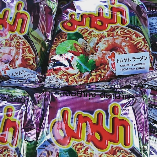 マーマーインスタントラーメン (トムヤム味) instant noodles shrimp flavour (tom yum) มาม่า รสต้มยำ