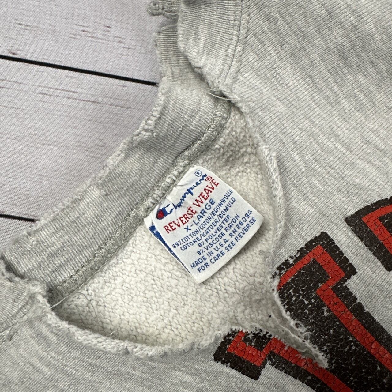 青刺繍タグ チャンピオン リバースウィーブ US 80s 90s USA製