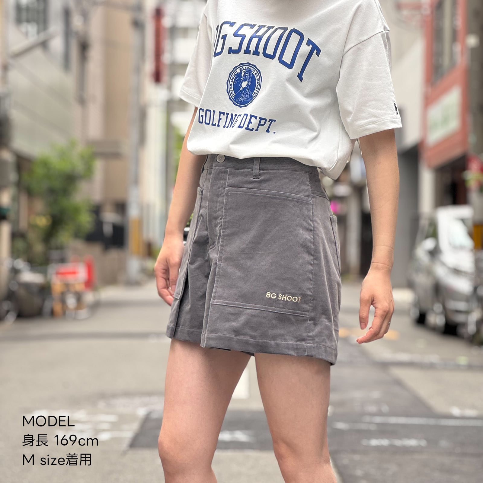 WOMEN'S】CORDUROY CULOTTE -IVORY- | 8G SHOOT WEBSTORE