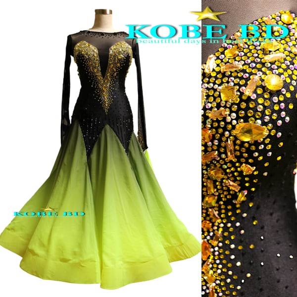 【オーダー 社交ダンスドレス】I商品番号 236 A /スタンダードドレス 競技会 ソロデモ パーティー /タンゴ スロー クイック