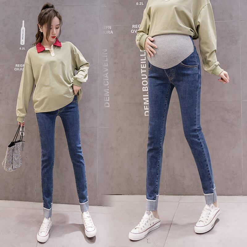 【新作】【送料無料】 マタニティ服伸縮性のあるソフトマタニティジーンズスキニー妊娠パンツズボン妊婦春夏 エラスティック スプリング 春物 サマー 夏物 AL expec335939672363