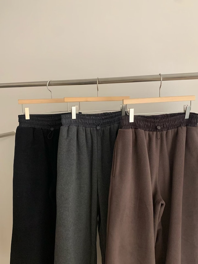 (予約) HAUS / Kido fleece pants 3color