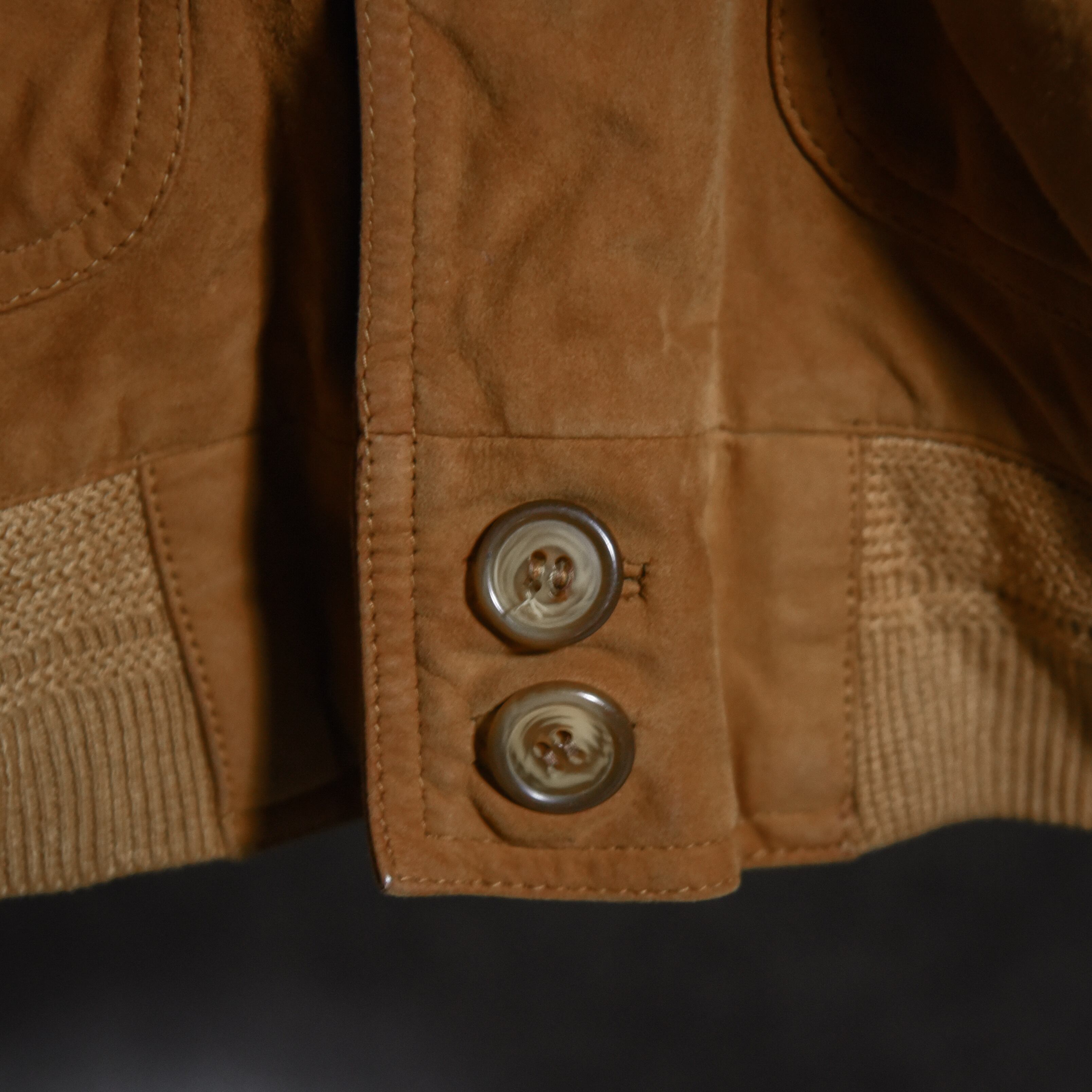 80-90s YVES SAINT LAURENT Suede Leather Jacket イブサンローラン