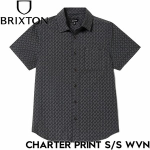 半袖シャツ BRIXTON ブリクストン CHARTER PRINT S/S WVN 01218 WHDBP 日本代理店正規品L