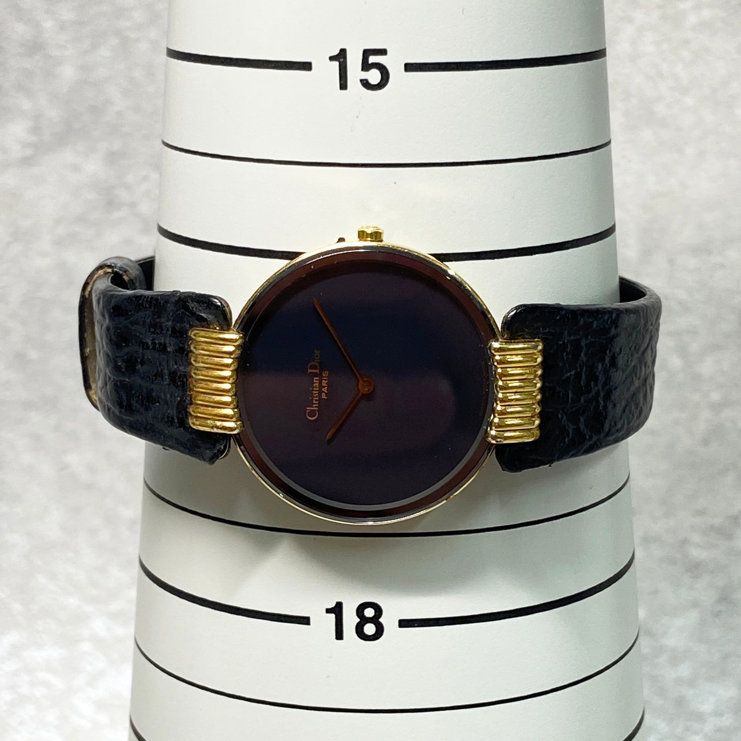 ディオール 時計 ■ 47 153-2 バキラ ステンレス ゴールドカラー