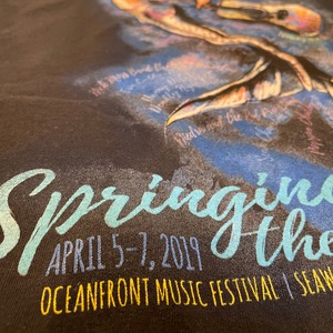 【GILDAN】OCEANFRONT MUSIC FESTIVAL 音楽フェス Tシャツ バックプリント レディースXL ビッグサイズ US古着