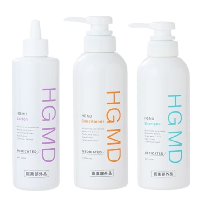HGMD（エイチジーエムディ）シャンプー、コンディショナー、ローションセット