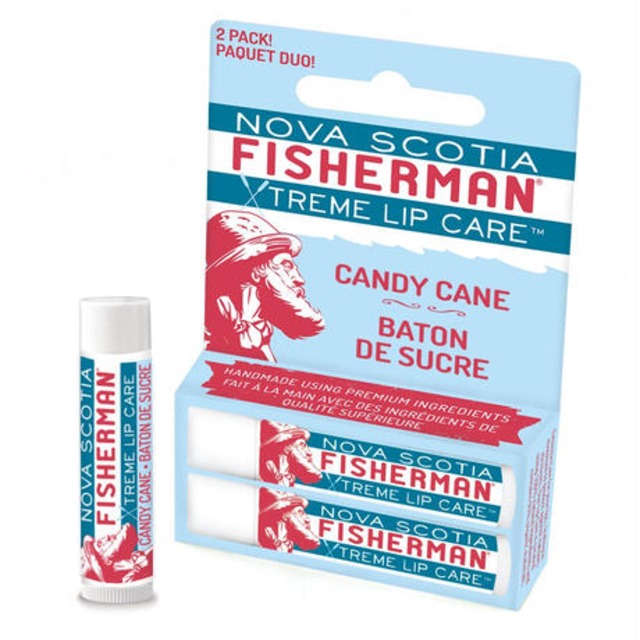 NOVA SCOTIA FISHERMAN ノバスコシア・フィッシャーマン CANDY CANE LIP BALM  DOUBLE PACK  リップバーム キャンディケイン ダブルパック