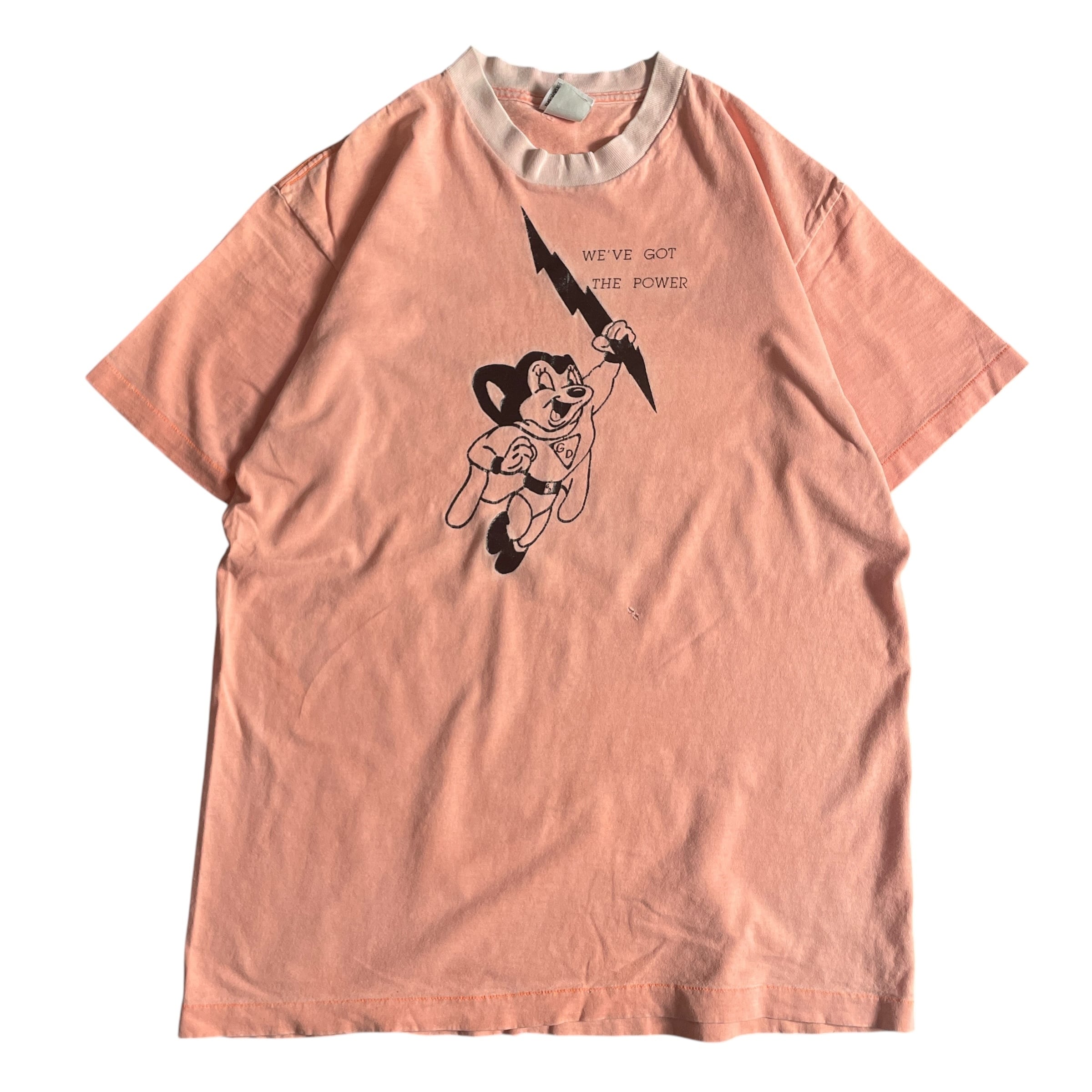 90s USA製 マイティマウス パロディ 企業モノ vintage Tシャツ