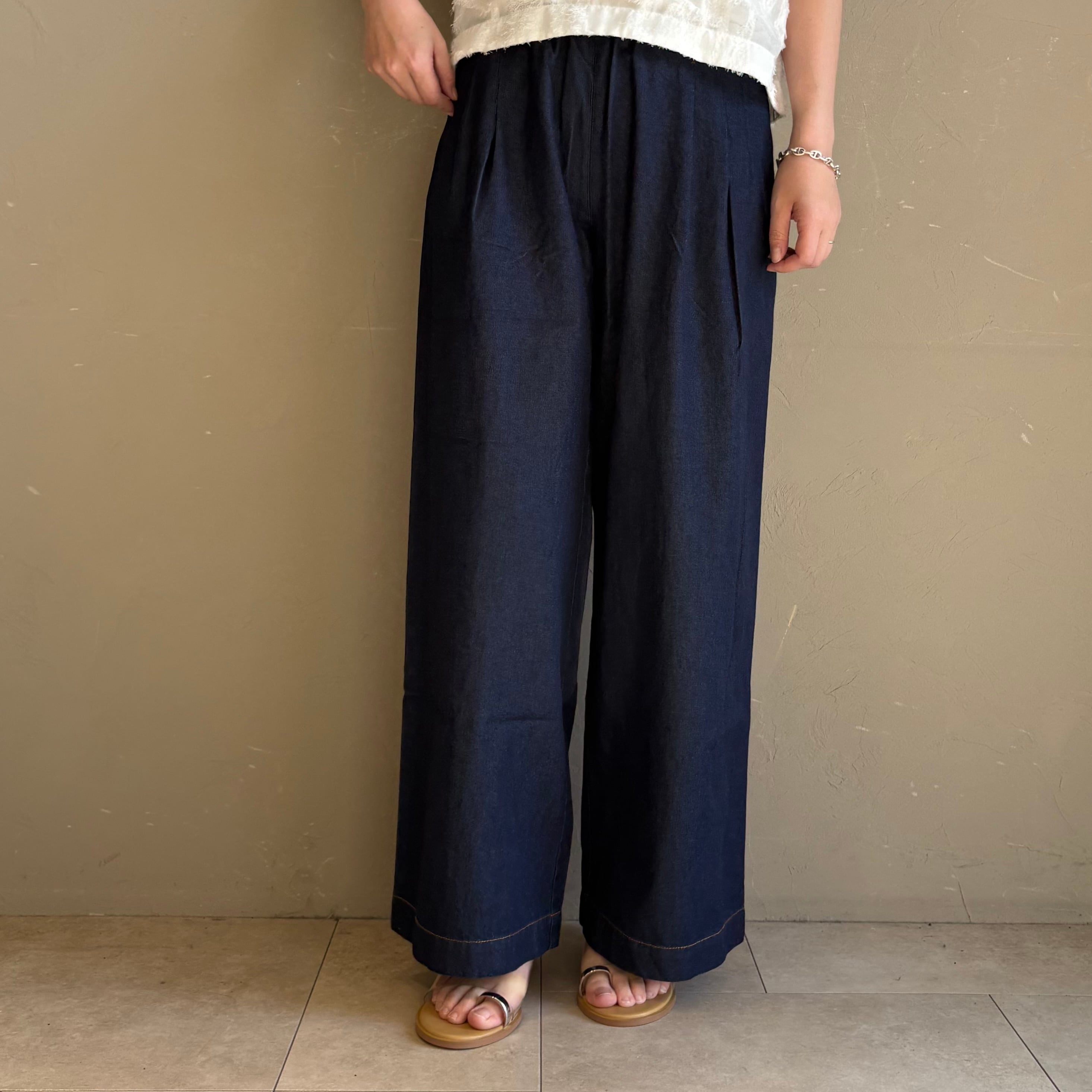 《GW特集4/26まで限定販売》【 ANGELINA 】イージーワイドデニム