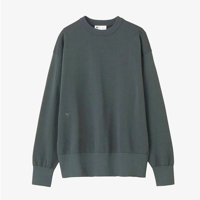 NEUTRALWORKS. / WHIFF/ KNITTING LONG SLEEVE CREW（ユニセックス）（KSU23302）ゼングレー