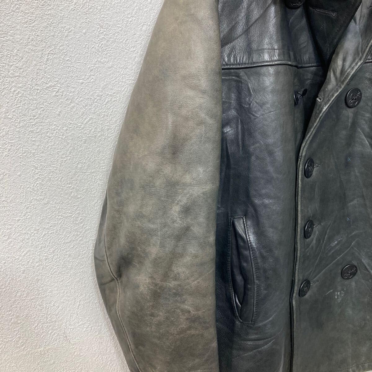 Schott 697 カーコート 42 Schott レザーカーコート XLサイズ位 表記サイズ42 ショット アメリカ