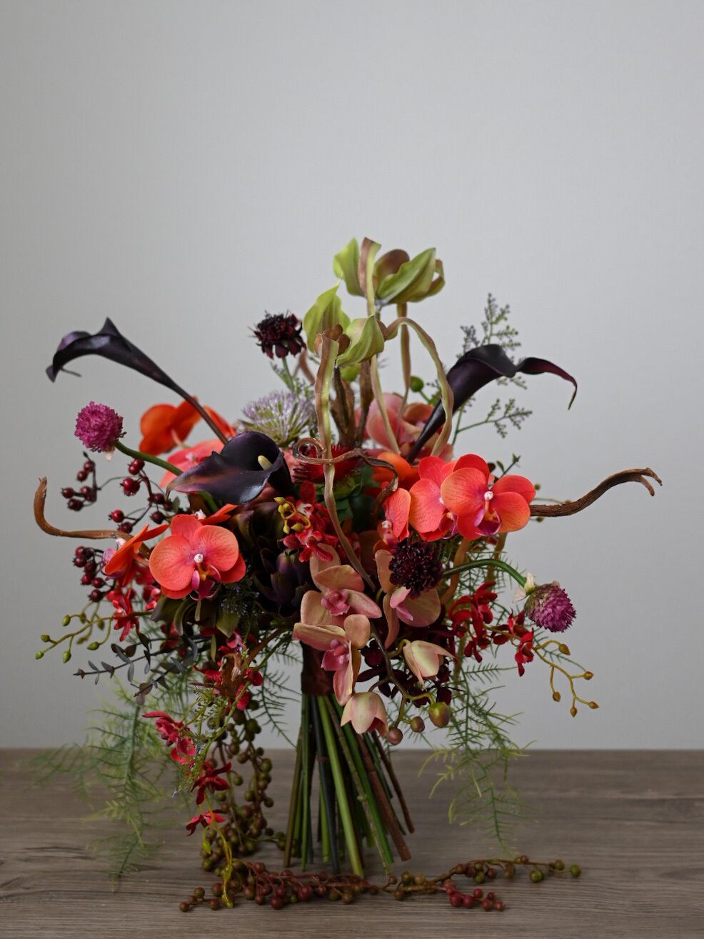Rental Bouquet Gallery【orange orchid】