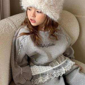 «sold out»«ジュニアサイズあり»«elly molly» レースクロップドmtm 2colors