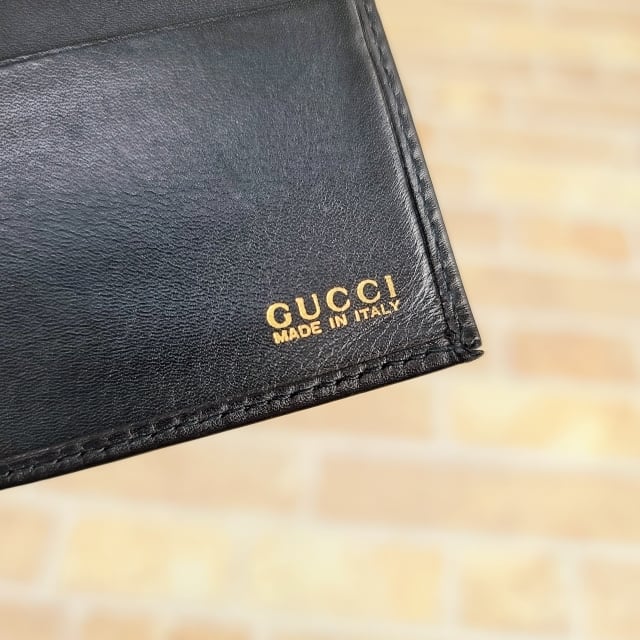 オールドグッチ ☆ ヴィンテージ 長財布 長札入れ ブラック イタリア製 グッチ GUCCI | gypsophila powered by BASE