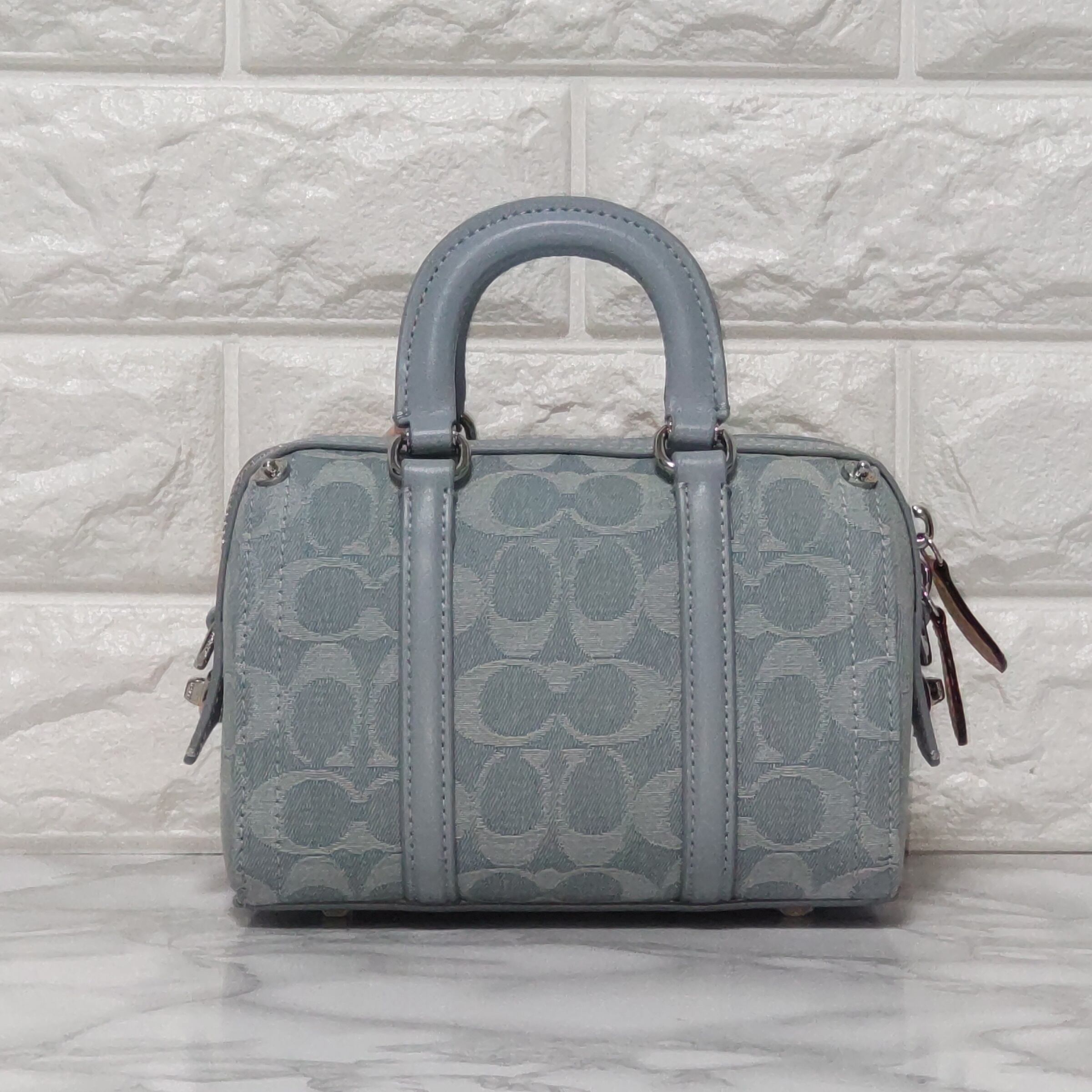 COACH コーチ ルビー サッチェル 18・シグネチャー デニム 新作 | ebisuya
