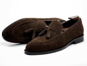 【深艶英雅】スウェードタッセルローファー