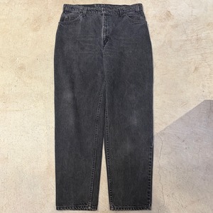 1990s LEVI'S 550 DENIM PANT BLACK USA