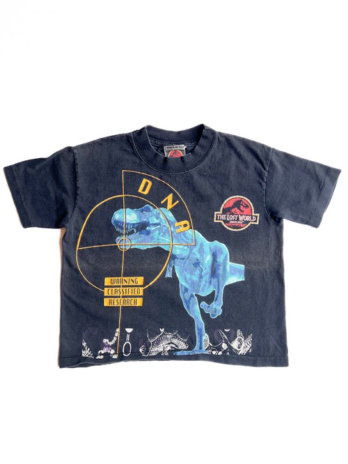 【115cm】VINTAGE 90's ジュラシックパーク プリントTシャツ【10479】※