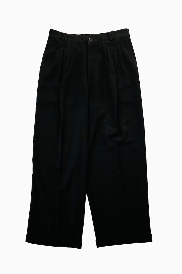 【希少USA製】CARMEL ZHAO 極厚 2Tuck Wide Slacks