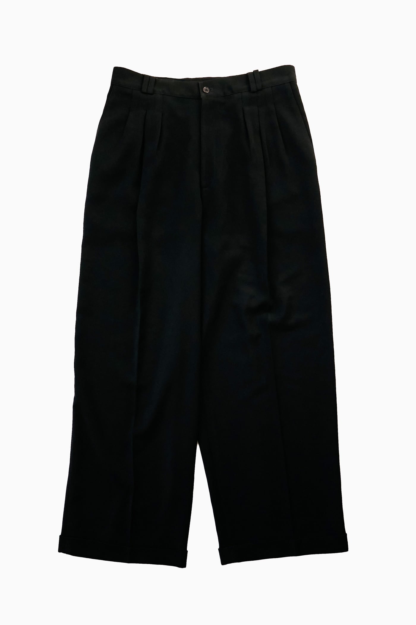 【希少USA製】CARMEL ZHAO 極厚 2Tuck Wide Slacks